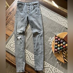 Express high rise skinny jeans